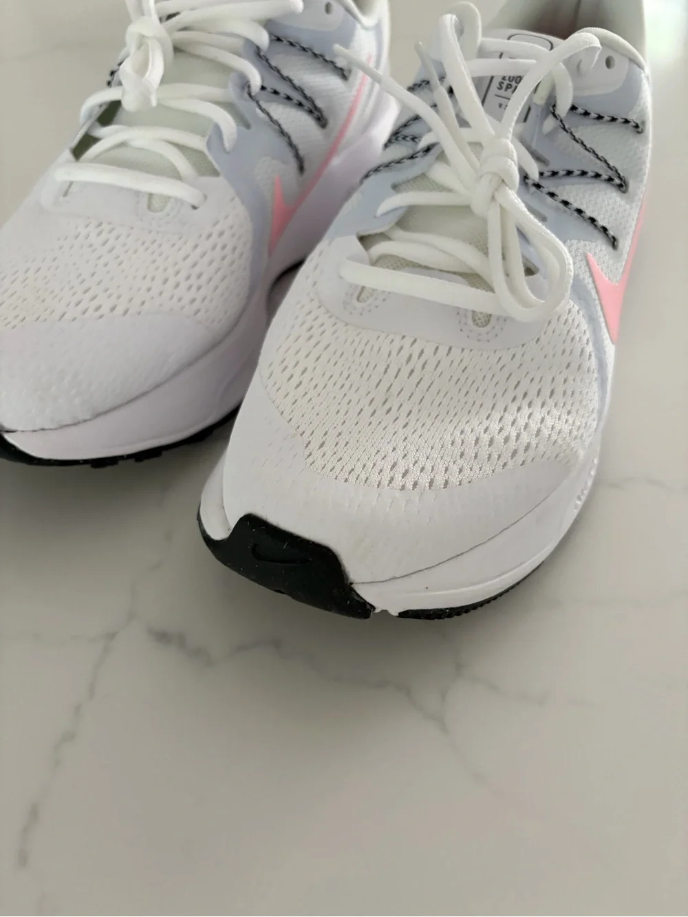 Nike size 10 Women’s Nike Zoom Span 3 Shoes For White/Pink New no tag.